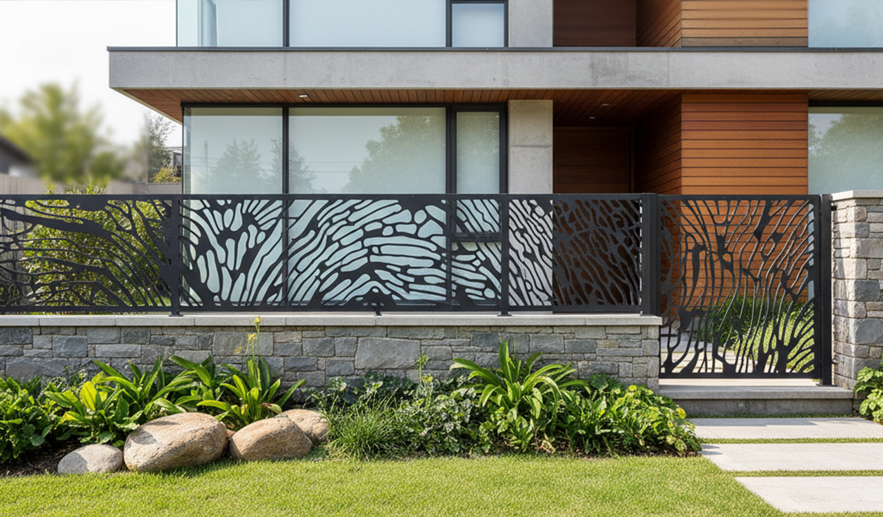 Barandales y vallas en corte láser que combinan seguridad y funcionalidad